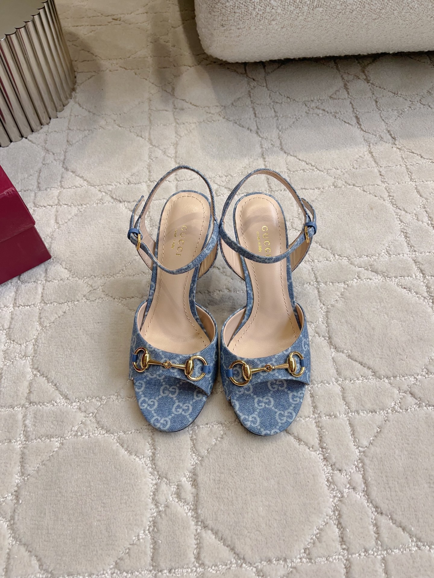 Guc New Horsebit High Heel Sandals