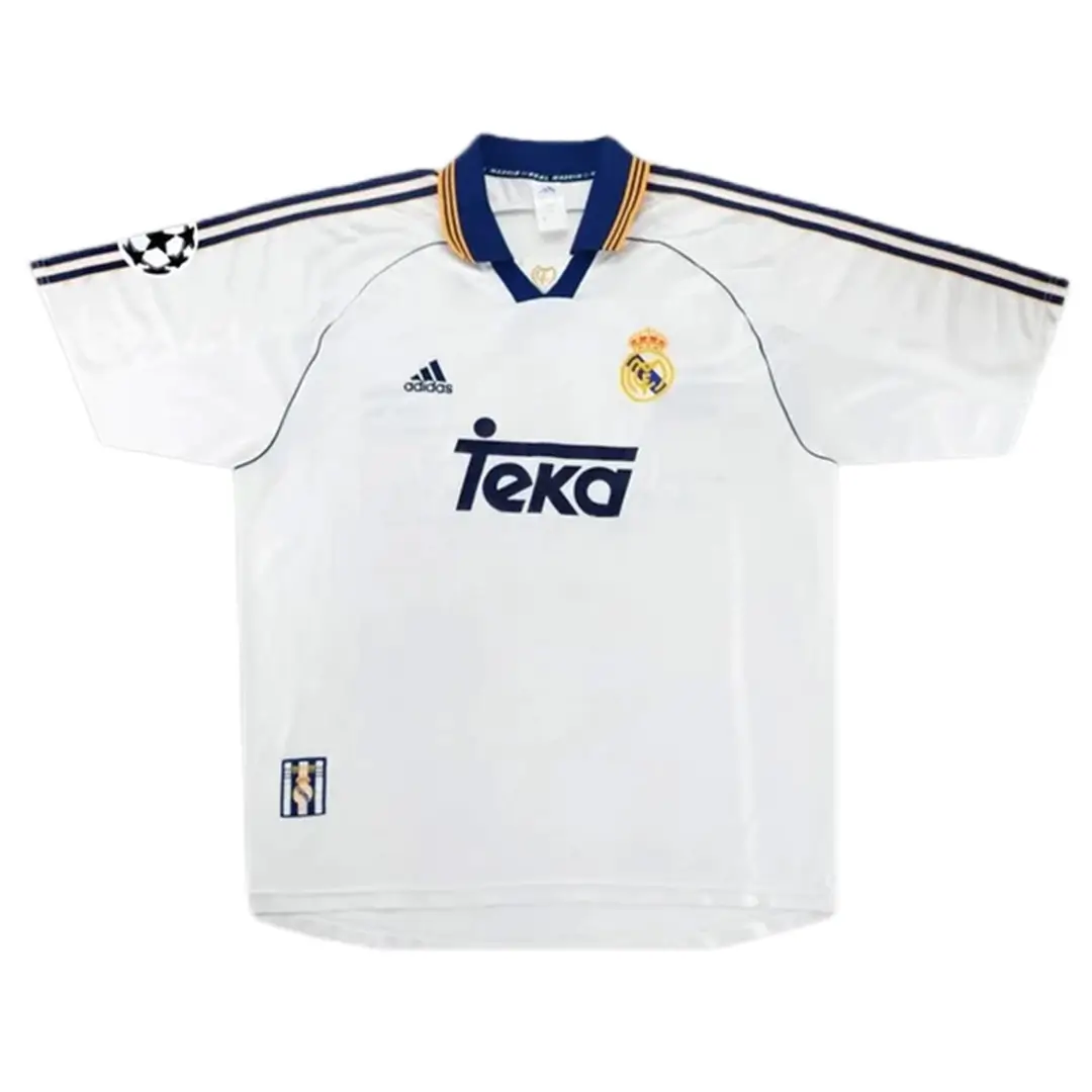 Real Madrid 1998/00 Home Retro Soccer Jersey