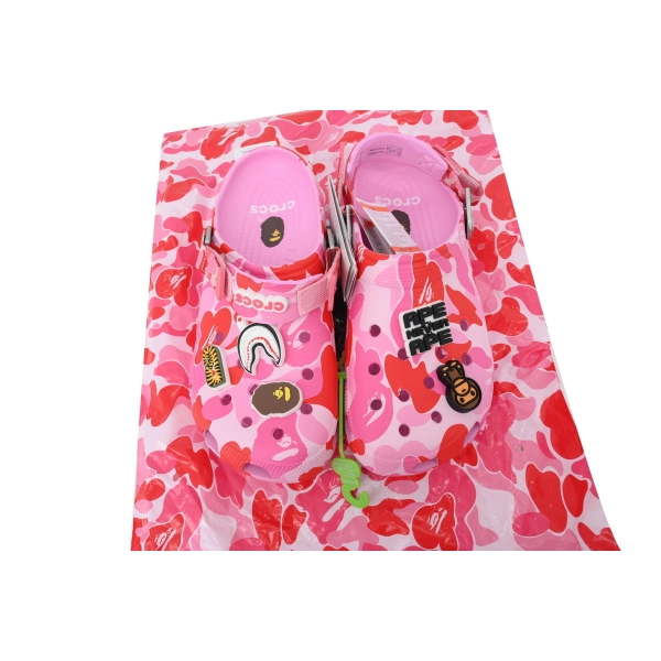 BAPE x Crocs Classic Clog 'ABC Camo - pink'