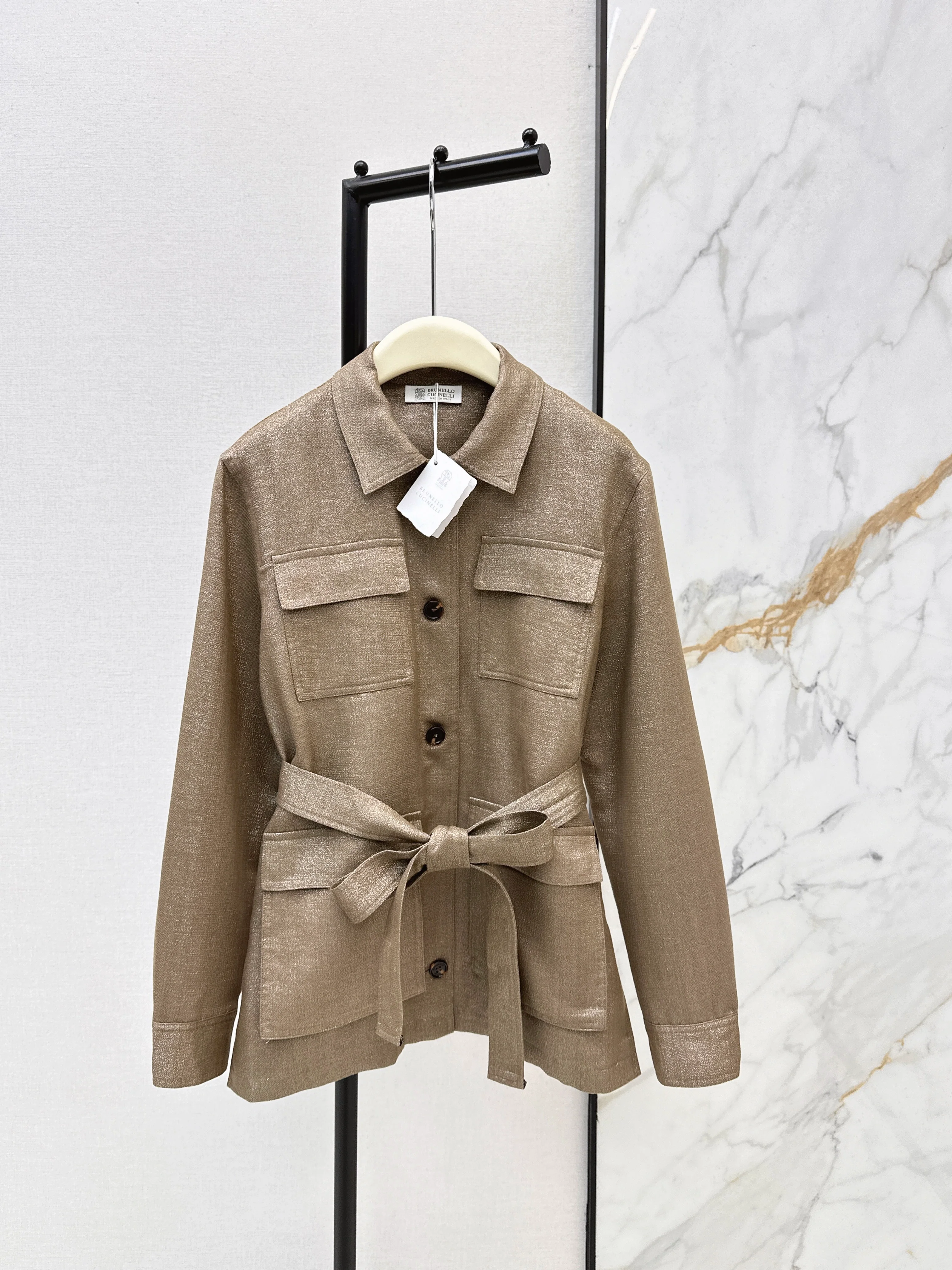 Brun NEW belted jacket