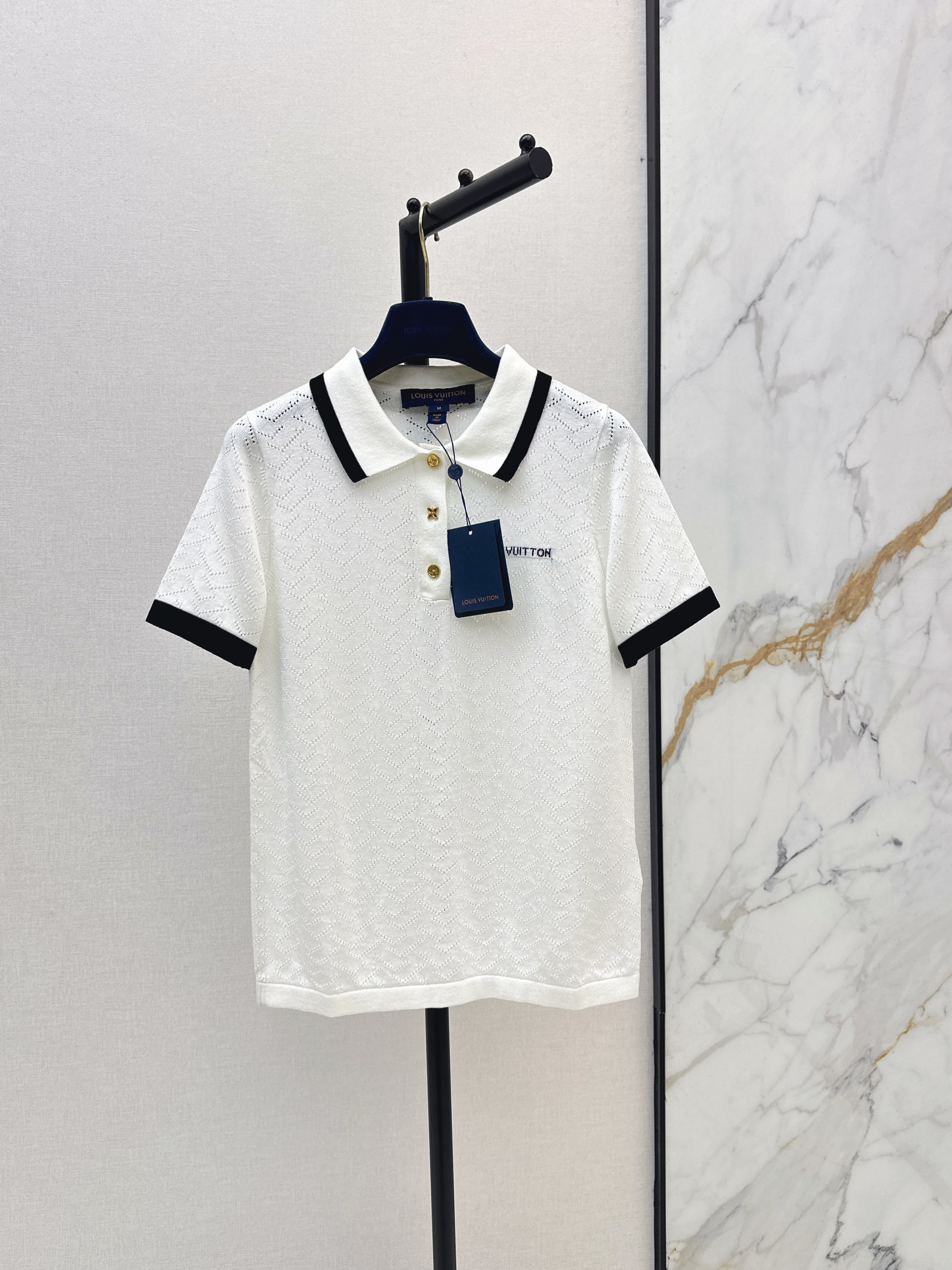 Louis New Hollow-out knitted top