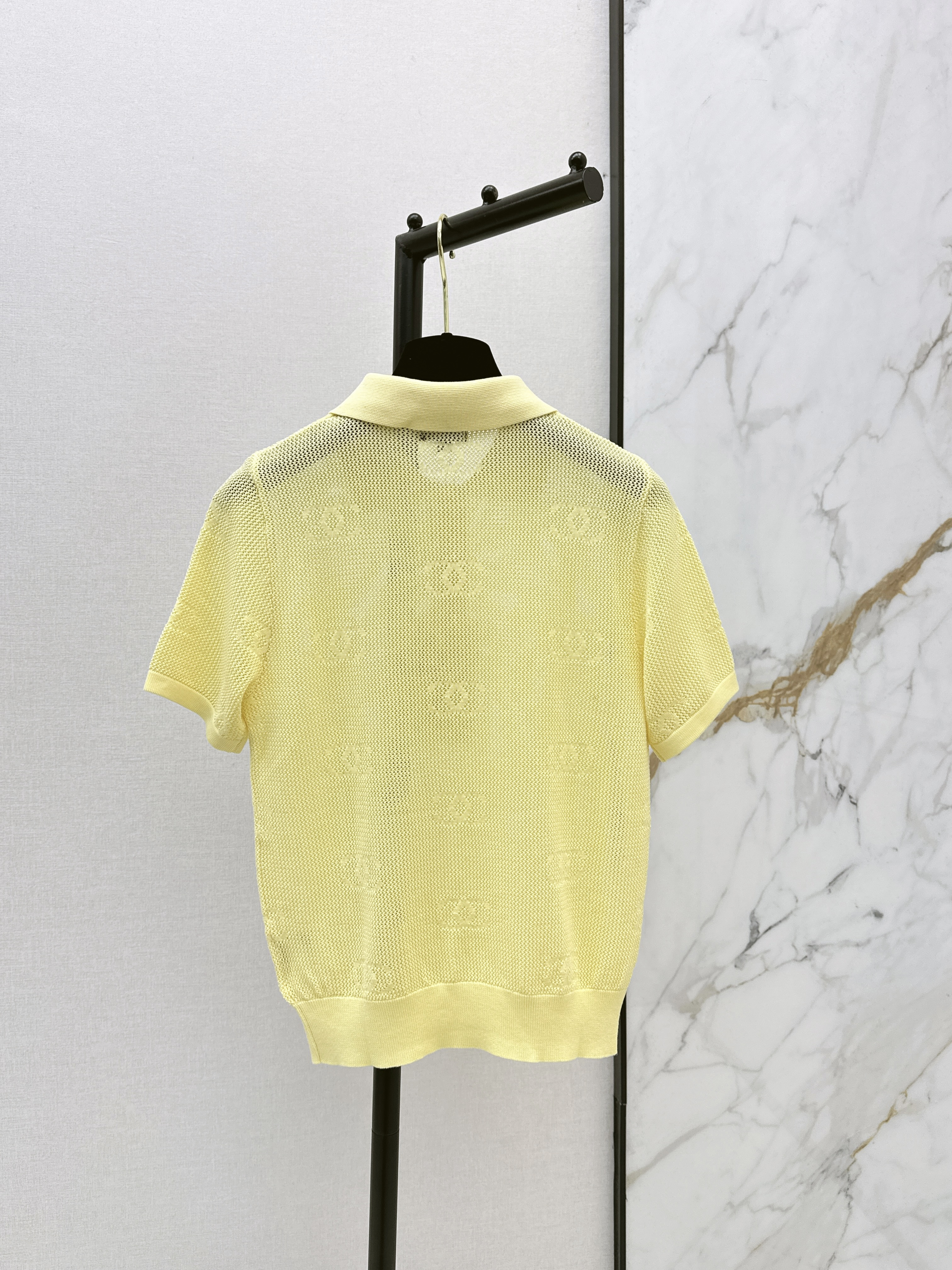 Chan New knit hollow top