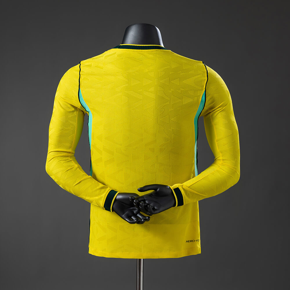 Brazil 2026 Home Long Sleeve Authentic Jersey