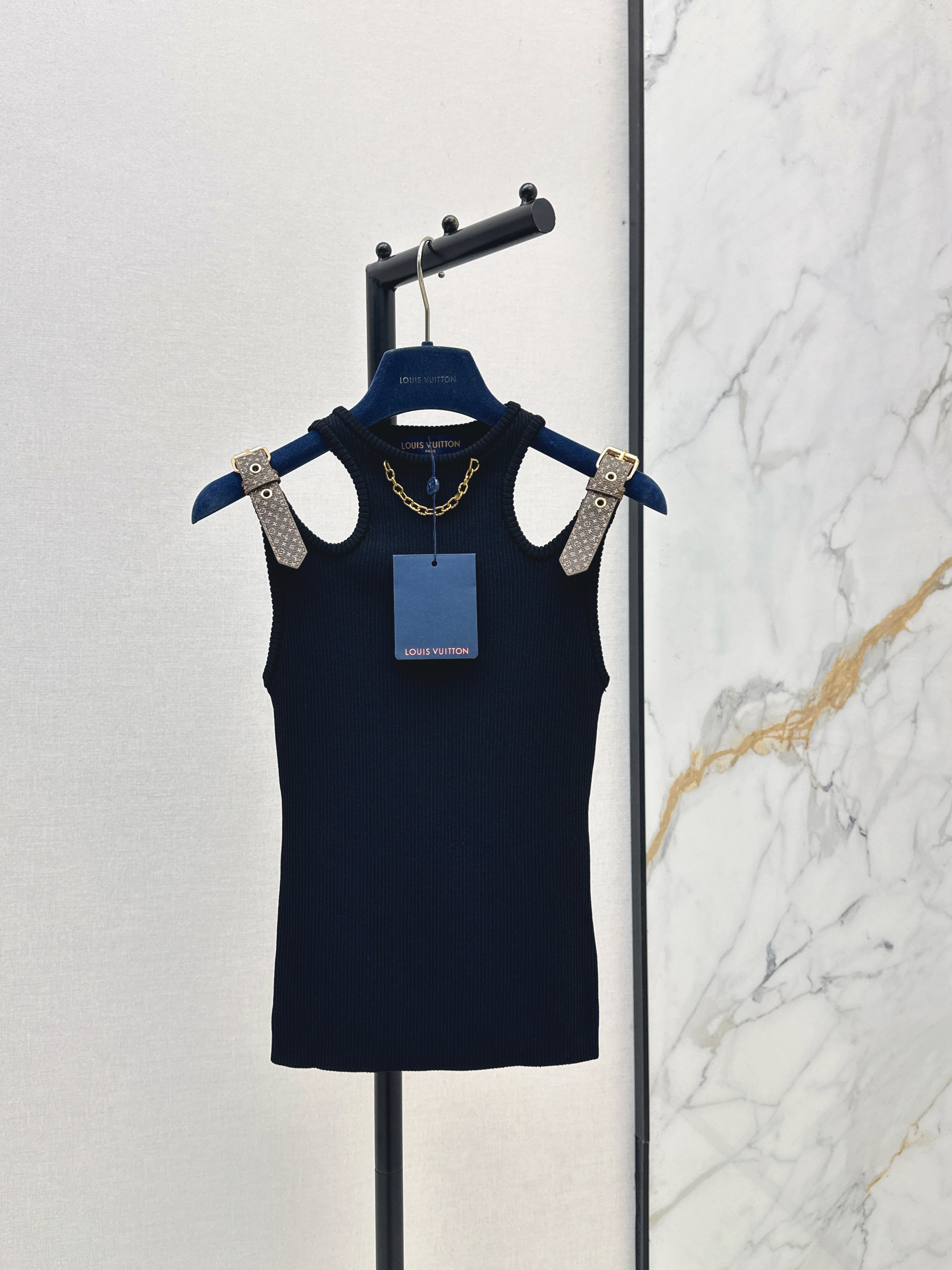Louis New Lace-up Sleeveless Knit Vest