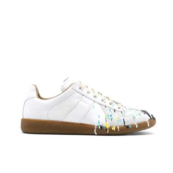 Maison Margiela White Paint Replica Sneakers POIZON240805818