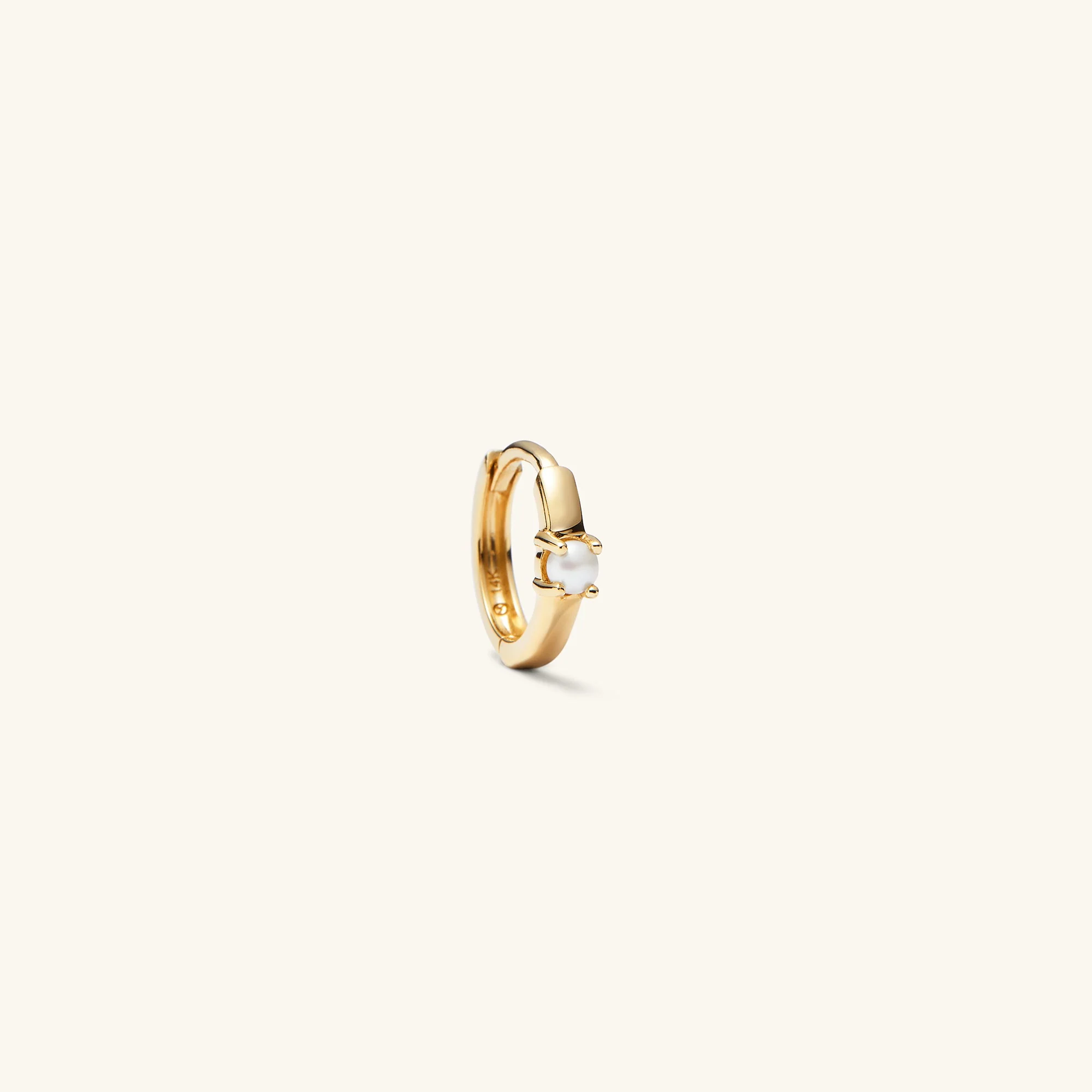 Single Colored Mini Hoop Pearl