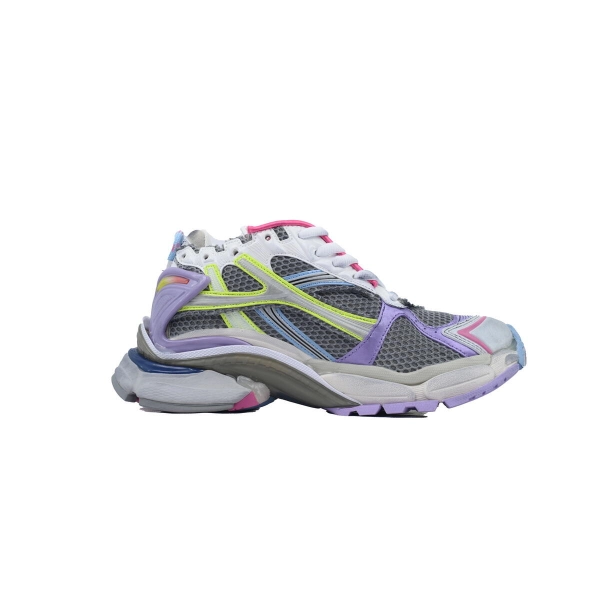 Balenciaga Runner Sneaker Pink Blue Purple 772767 W3RNY 0361