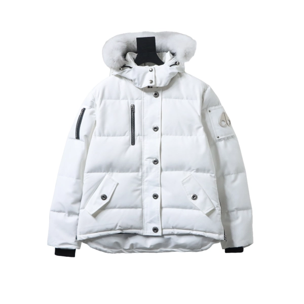 Moose Knuckles Women's Shearling 3Q Jacket White