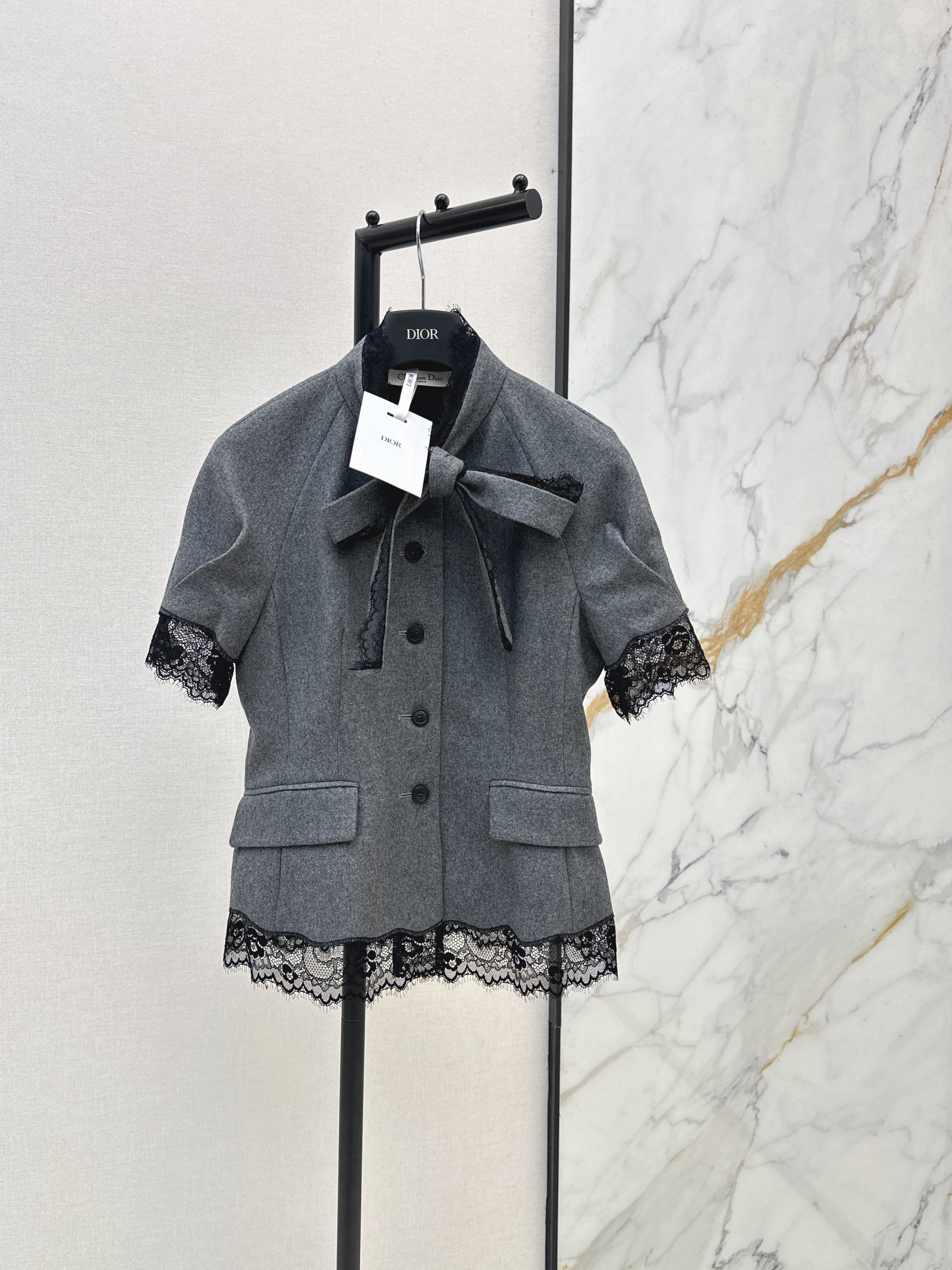 CD New Patchwork Lace Ribbon Top