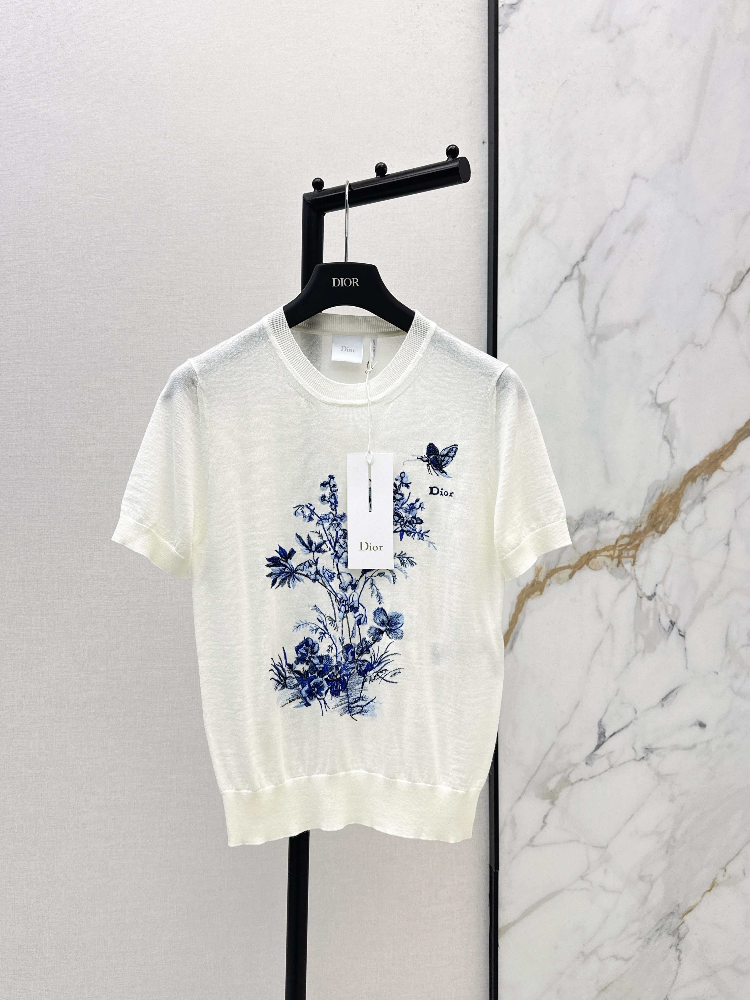 CD New embroidery knit sweater