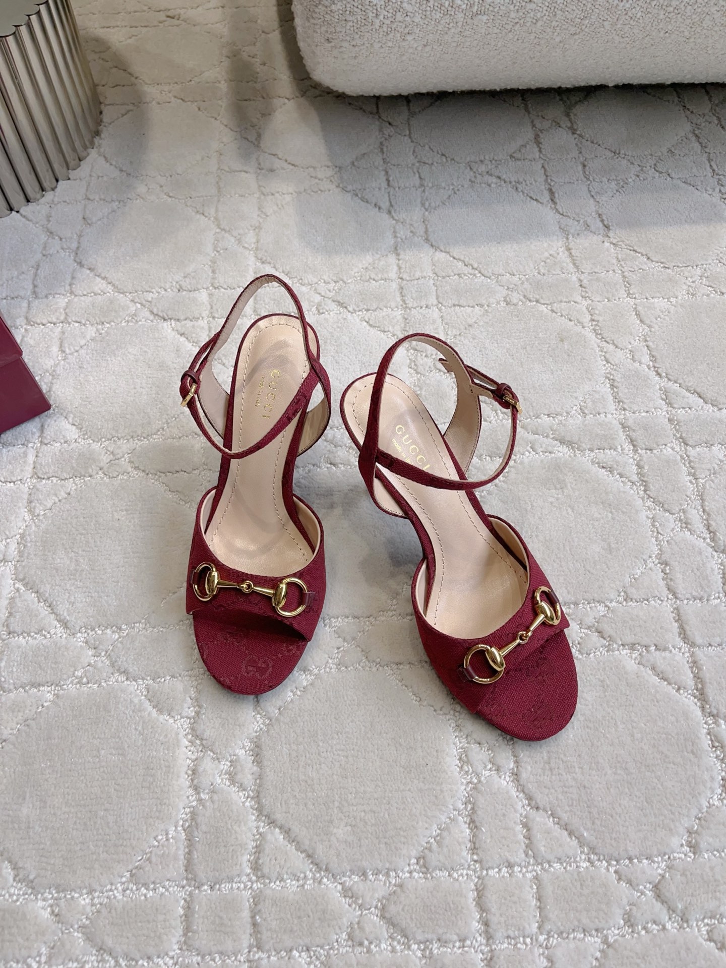 Guc New Horsebit High Heel Sandals