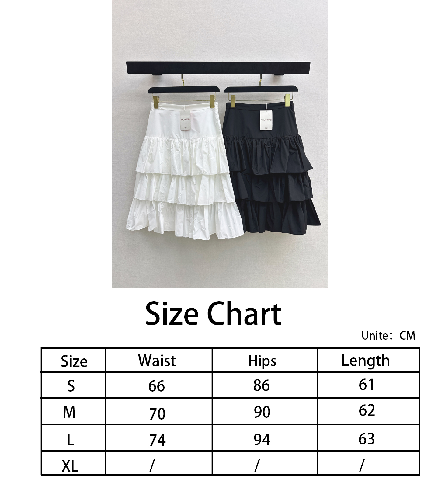 Saint NEW Irregular ruffled cake skirt