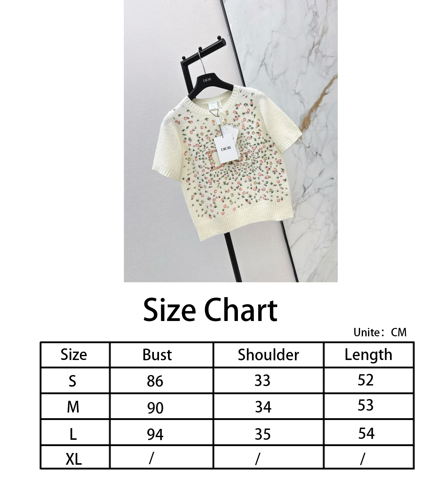 CD NEW embroidery sweater