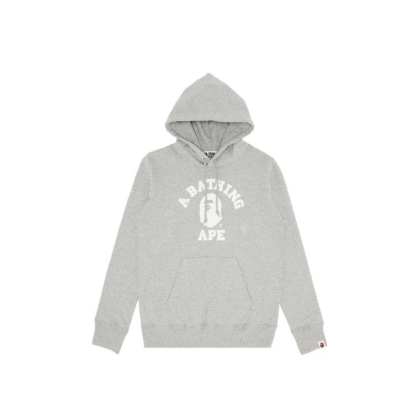 BAPE Ape Head Logo Hoodie Grey