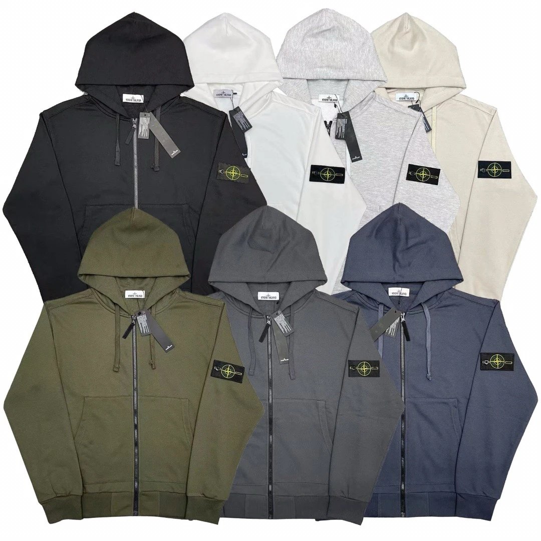 Stone Island Zip-Up Hoodie Multi-Color Collection