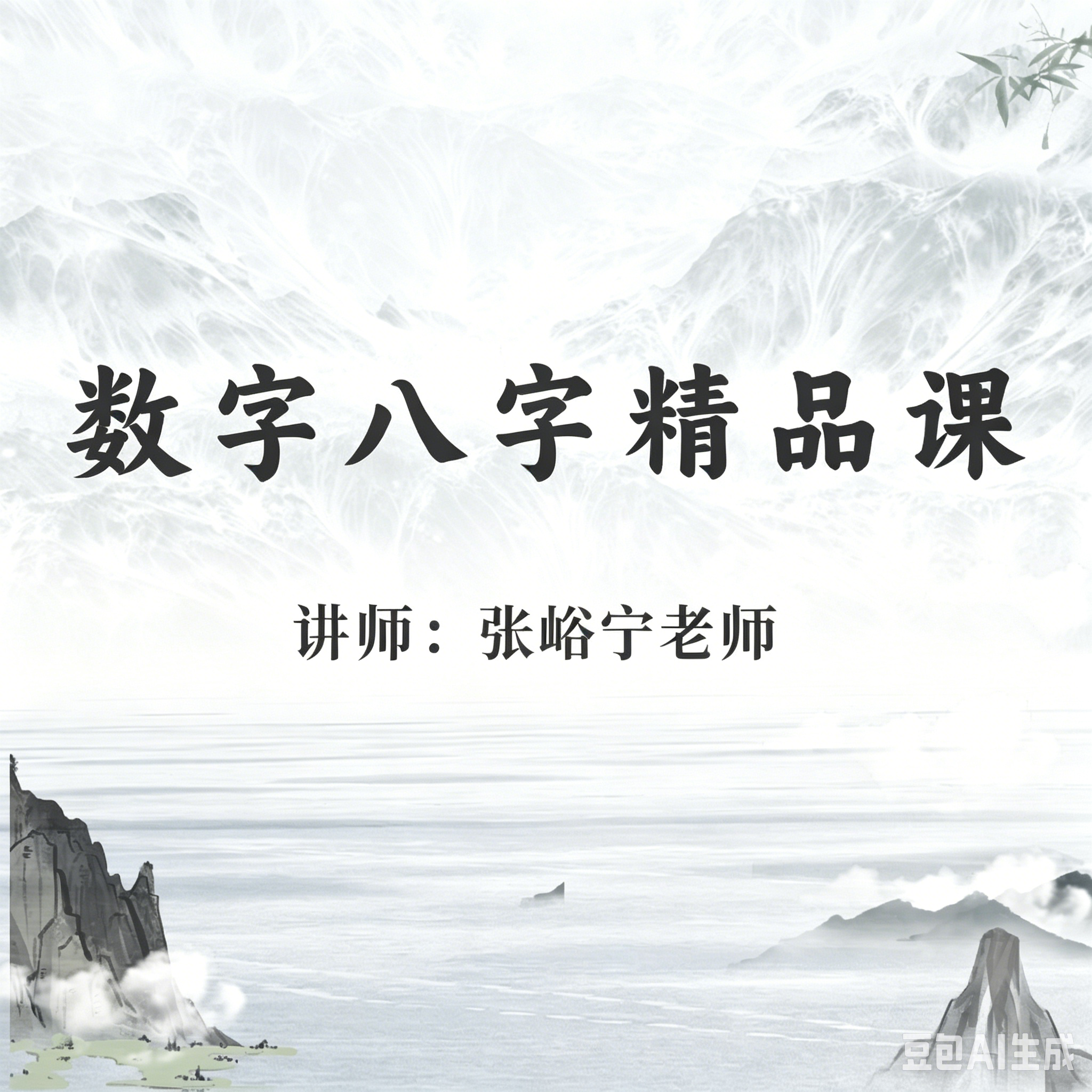数字八字精品课