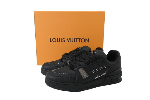 Pkkicks God Batch Louis Vuitton Sneakers Black rivets (NFC)