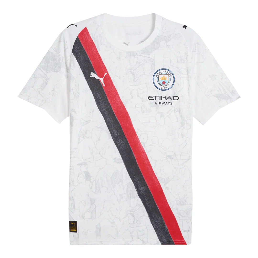 Manchester City KidSuper Soccer Jersey 2025/26 White - Club World Cup