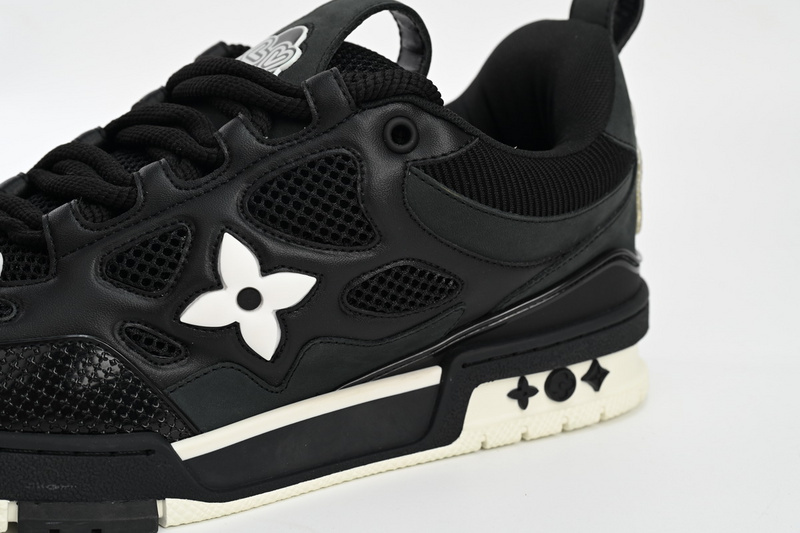Pkkicks God Batch Louis Vuitton Skate Sneaker Black 51BCOLRB