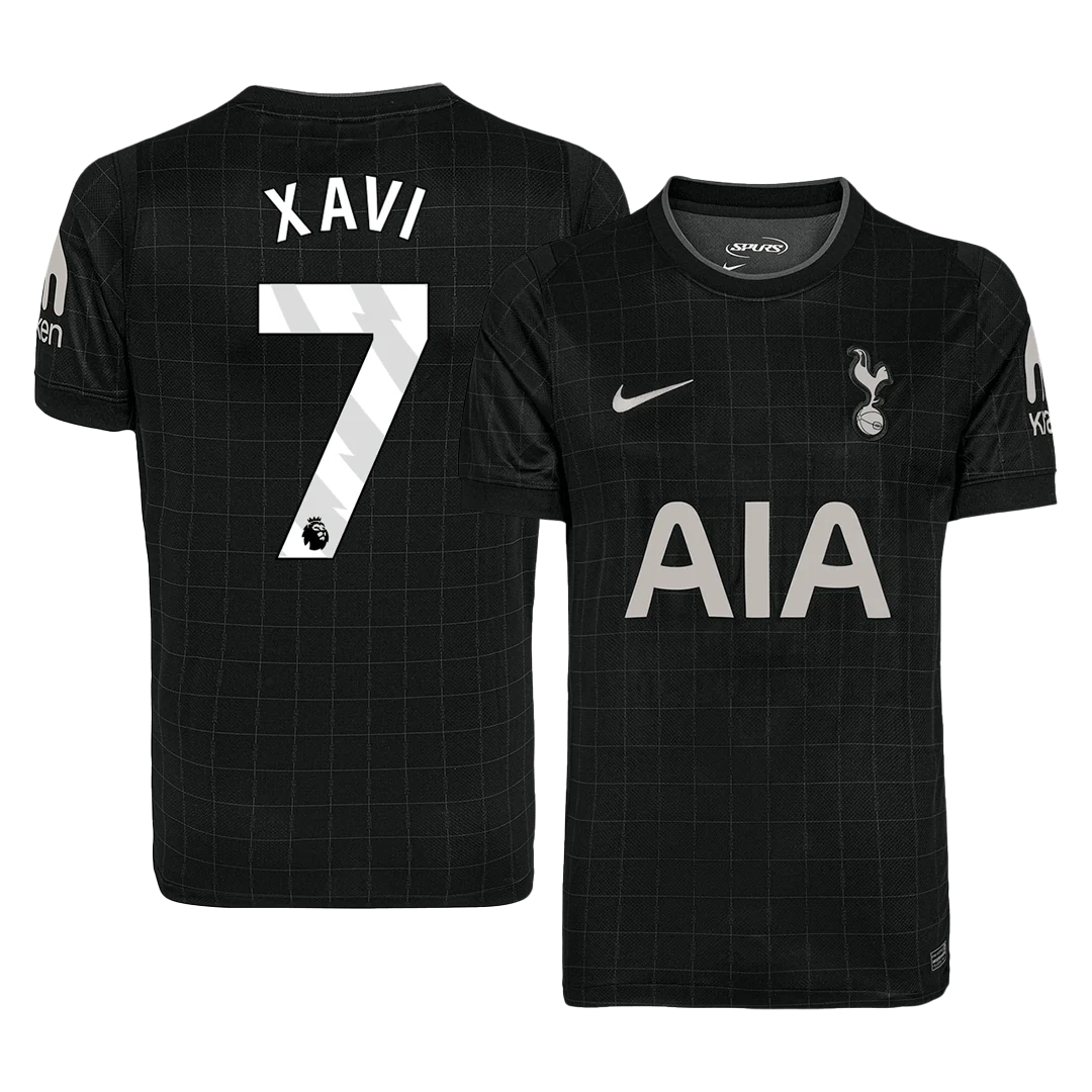 XAVI #7 Tottenham Hotspur Away Soccer Jersey 2025/26