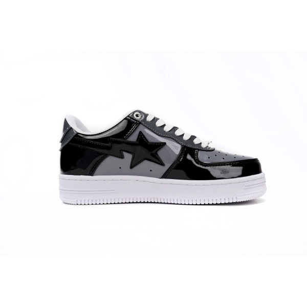 Cheap Fake BapeSta Low Black Grey Baolan  1H20 191 046