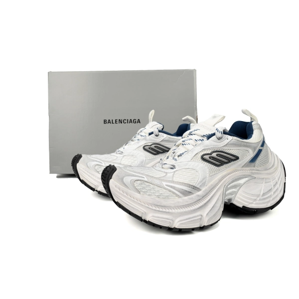 Balenciaga 10 XL White Gray and Blue 784342 W2MV2 1219