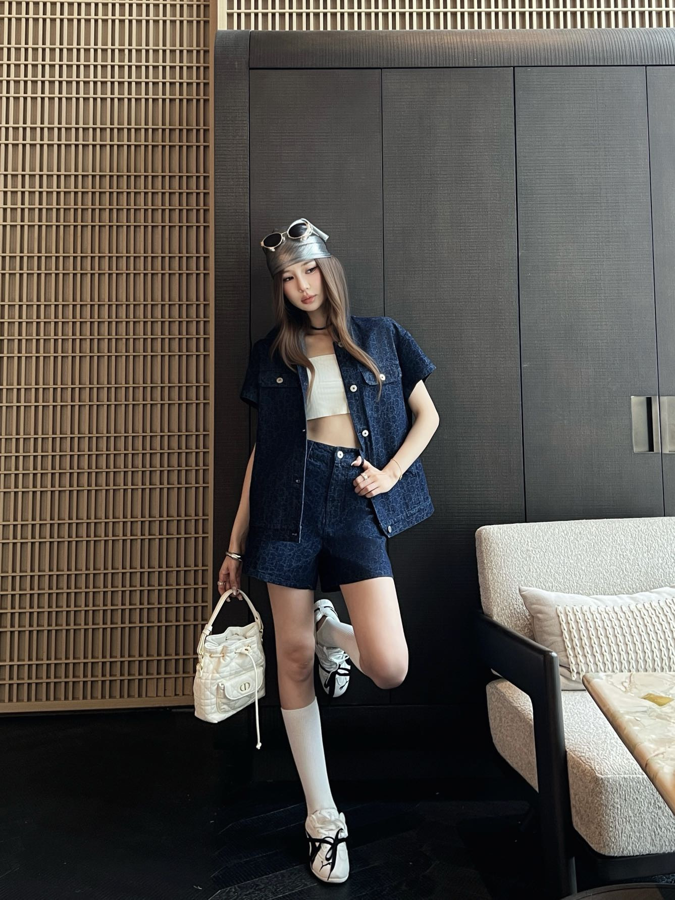 CD New denim shorts