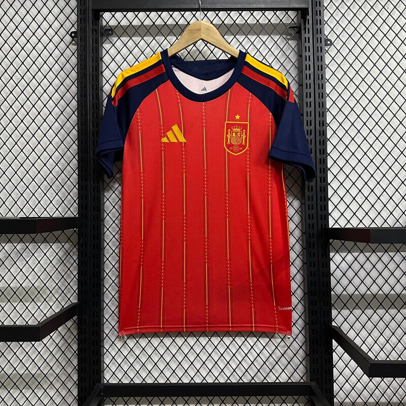 Spain Home Soccer Jersey 2026 World Cup