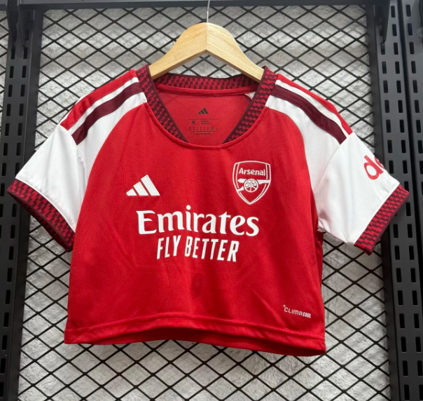 Arsenal Home Woman Cropped Jersey