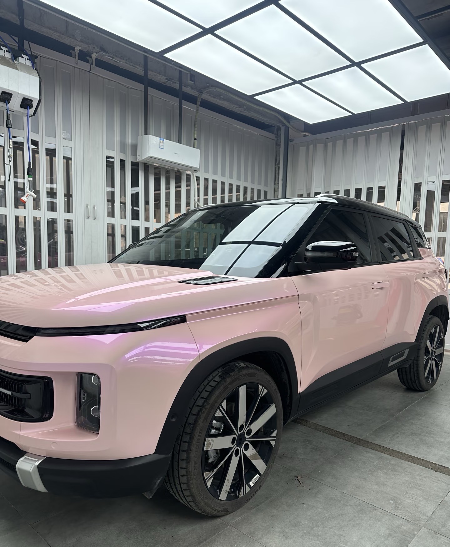 Whole Car Wrap - PET Dreamy rouge powder Pink 75ft x 5ft