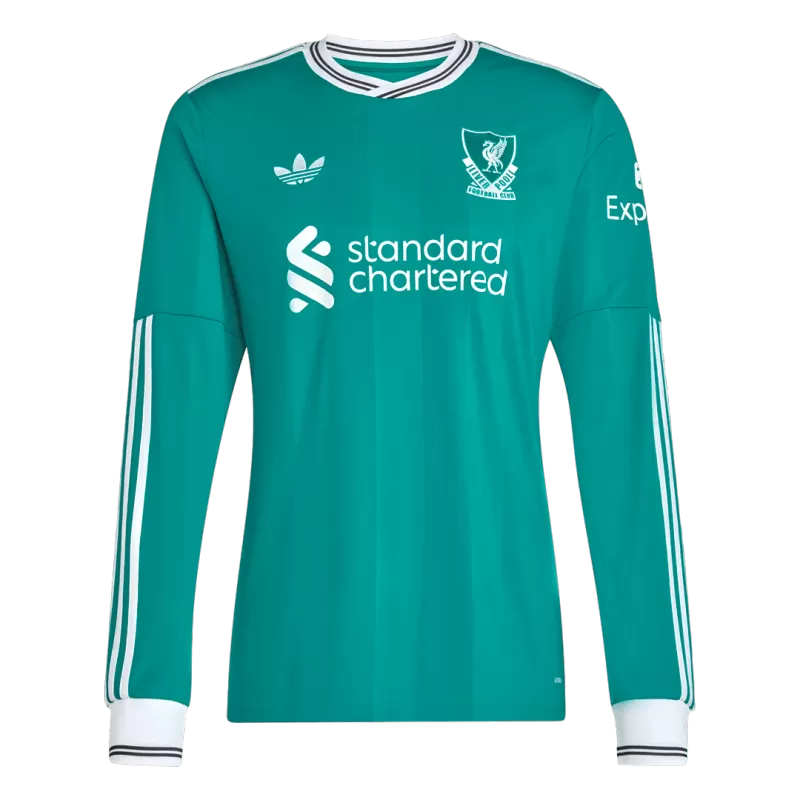 Liverpool Third Away Long Sleeve Soccer Jersey 2025/26