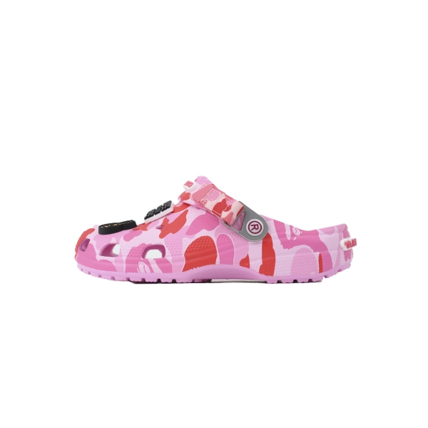 BAPE x Crocs Classic Clog 'ABC Camo - pink'