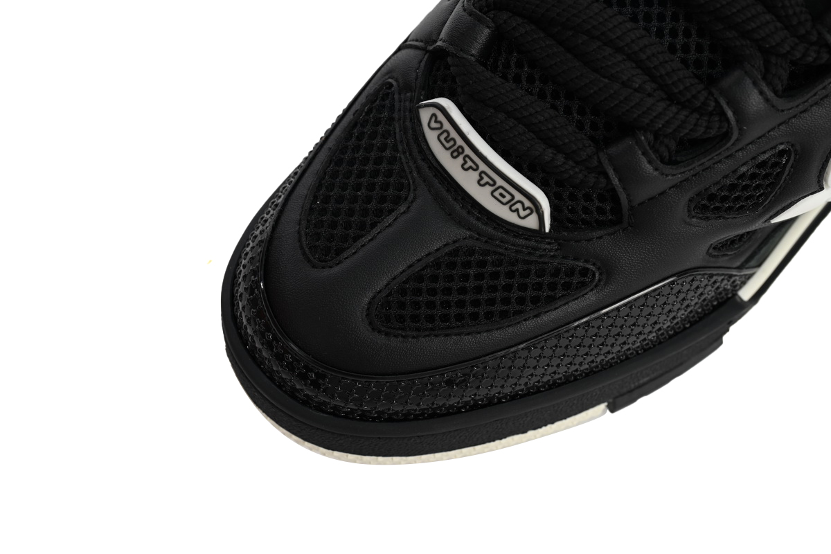 Pkkicks God Batch Louis Vuitton Skate Sneaker Black 51BCOLRB