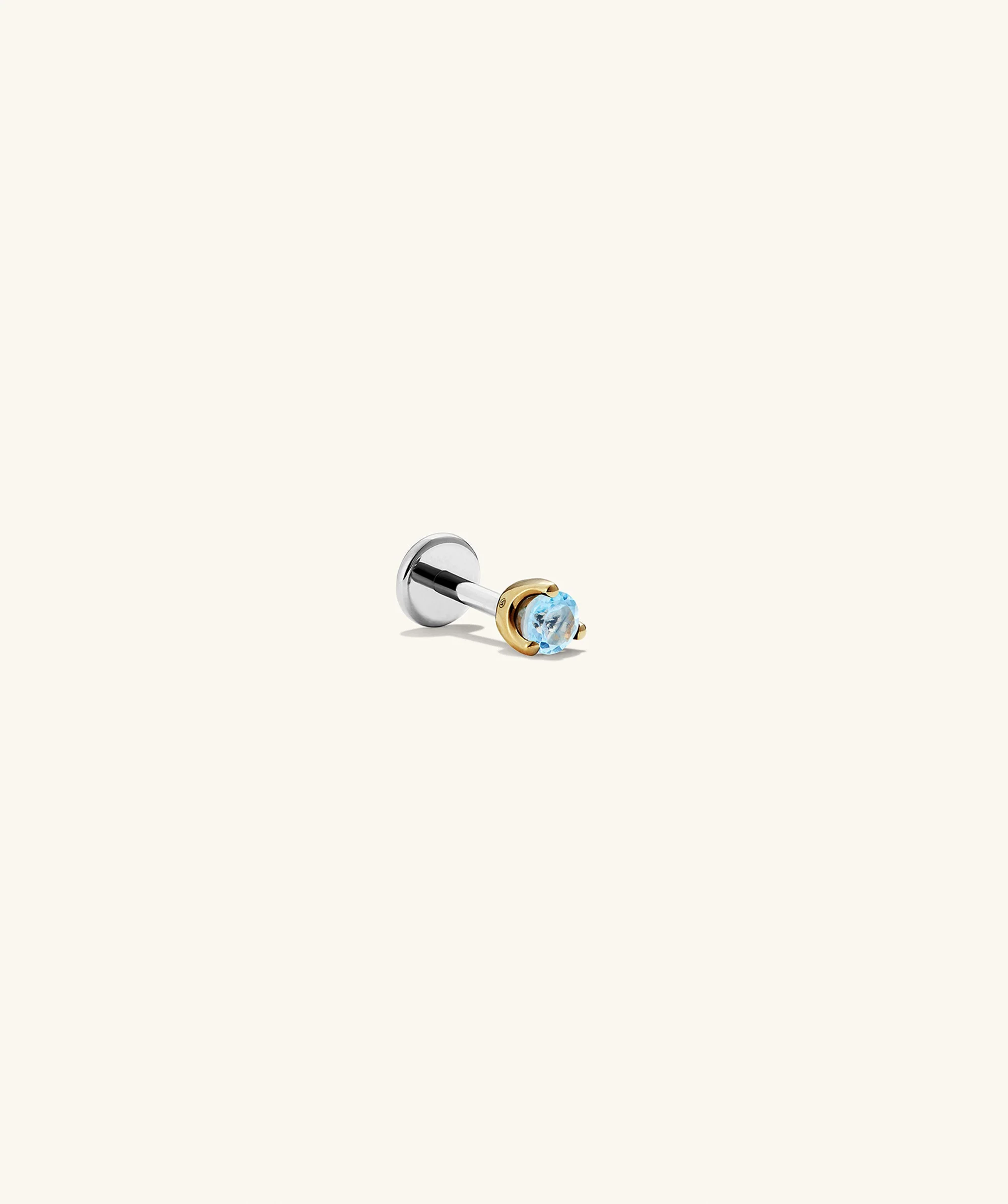 Piercing Studio - Single Gemstone Mini Flat Back Stud