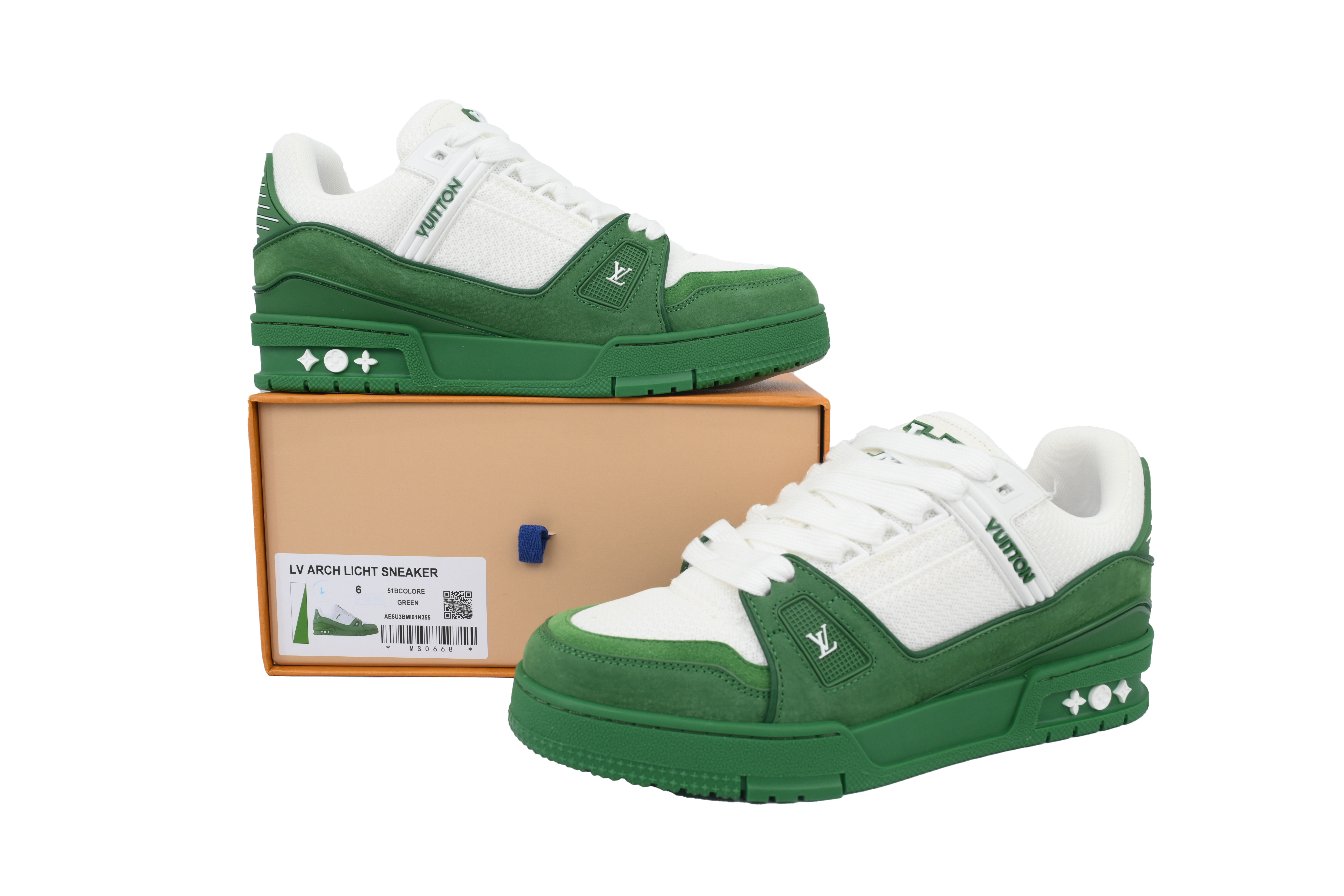 Pkkicks God Batch Louis Vuitton White Green