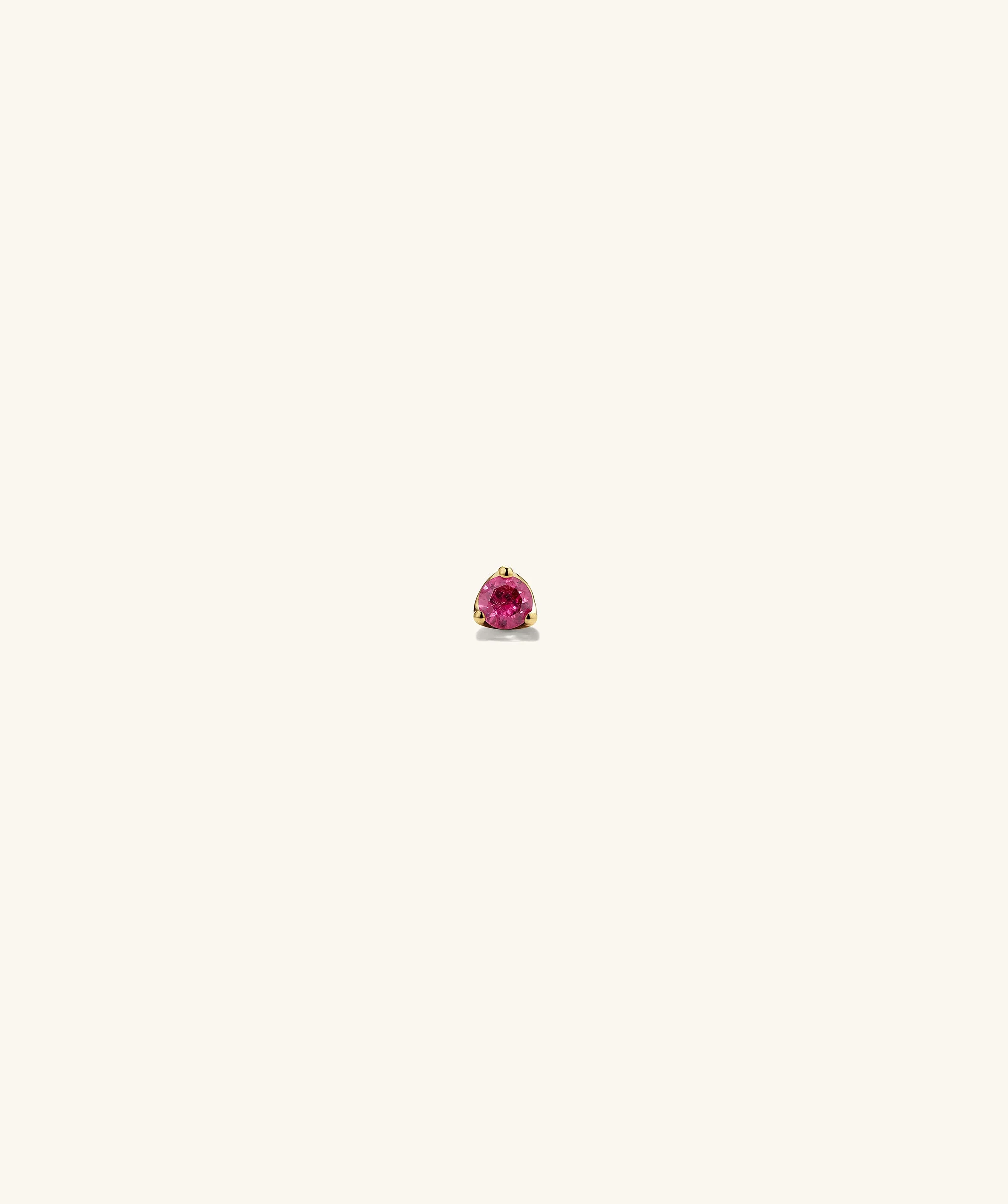Piercing Studio - Single Gemstone Mini Flat Back Stud