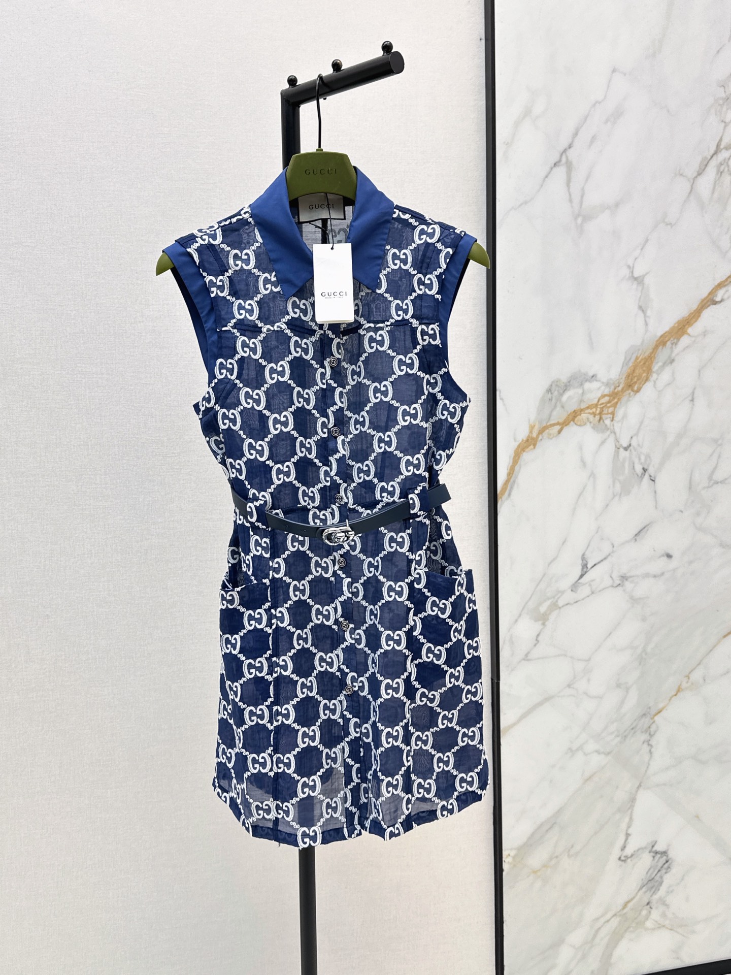 Guc New Jacquard sleeveless dress