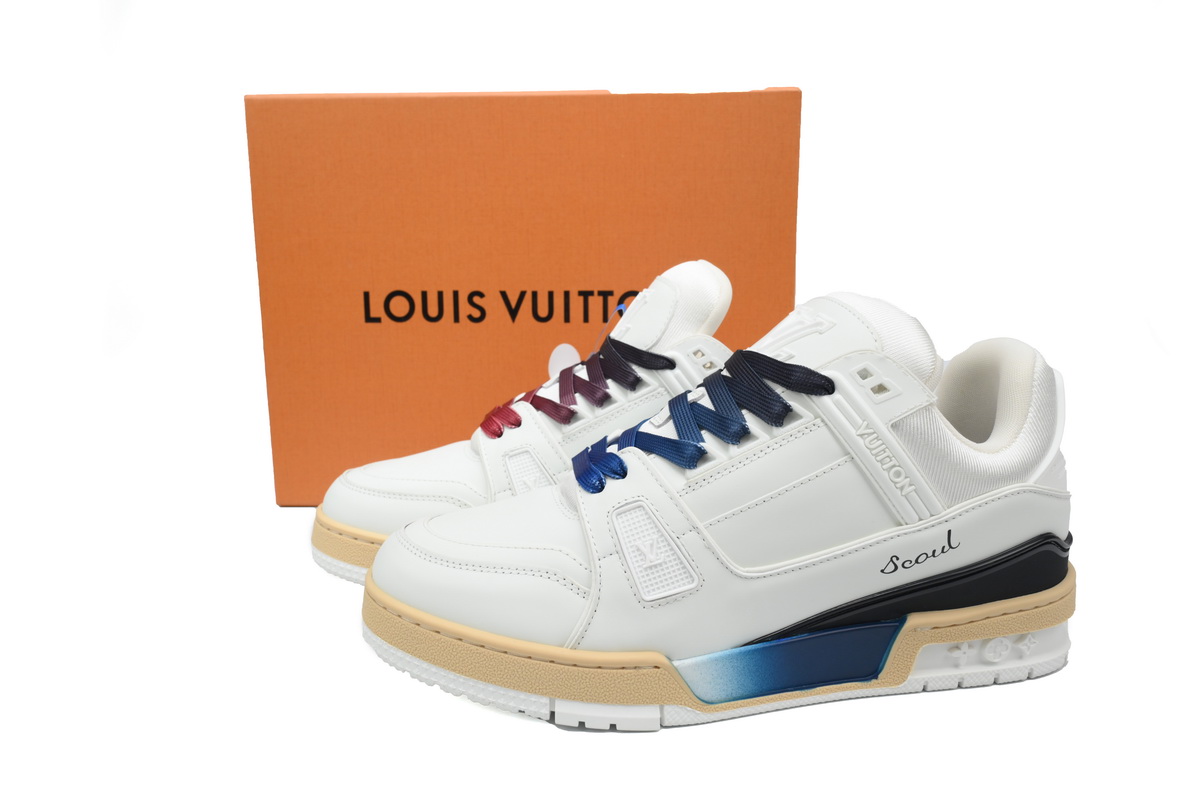 Pkkicks God Batch LOUIS VUITTON Trainer ALV Clean Dye White