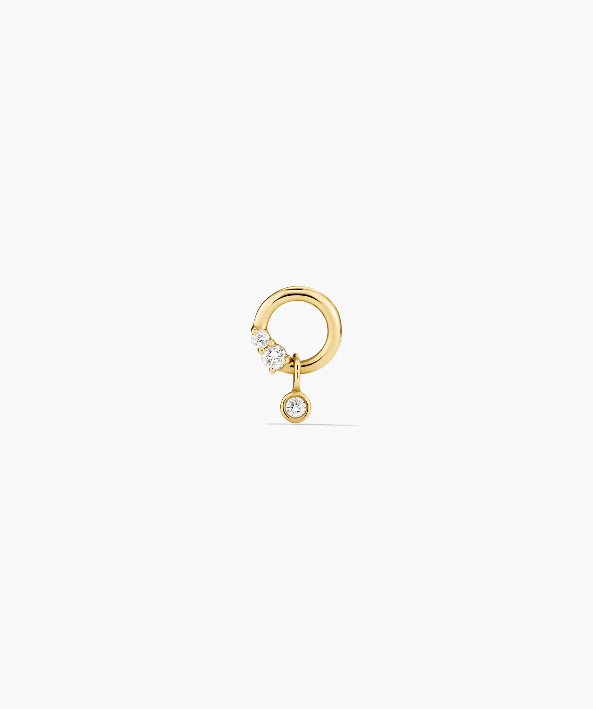Single Celeste Lab Grown Diamond Ellipse Stud