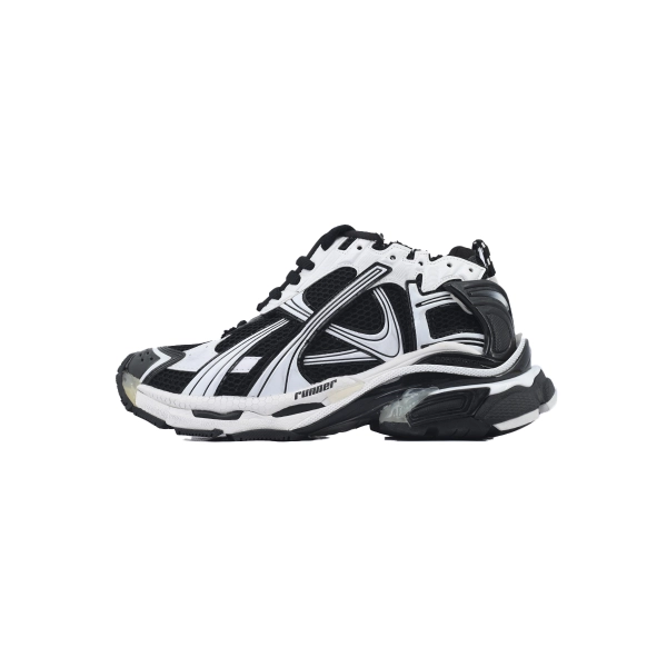 Balenciaga Runner7 Sneaker 'White Black'72774 W3RMU 9010