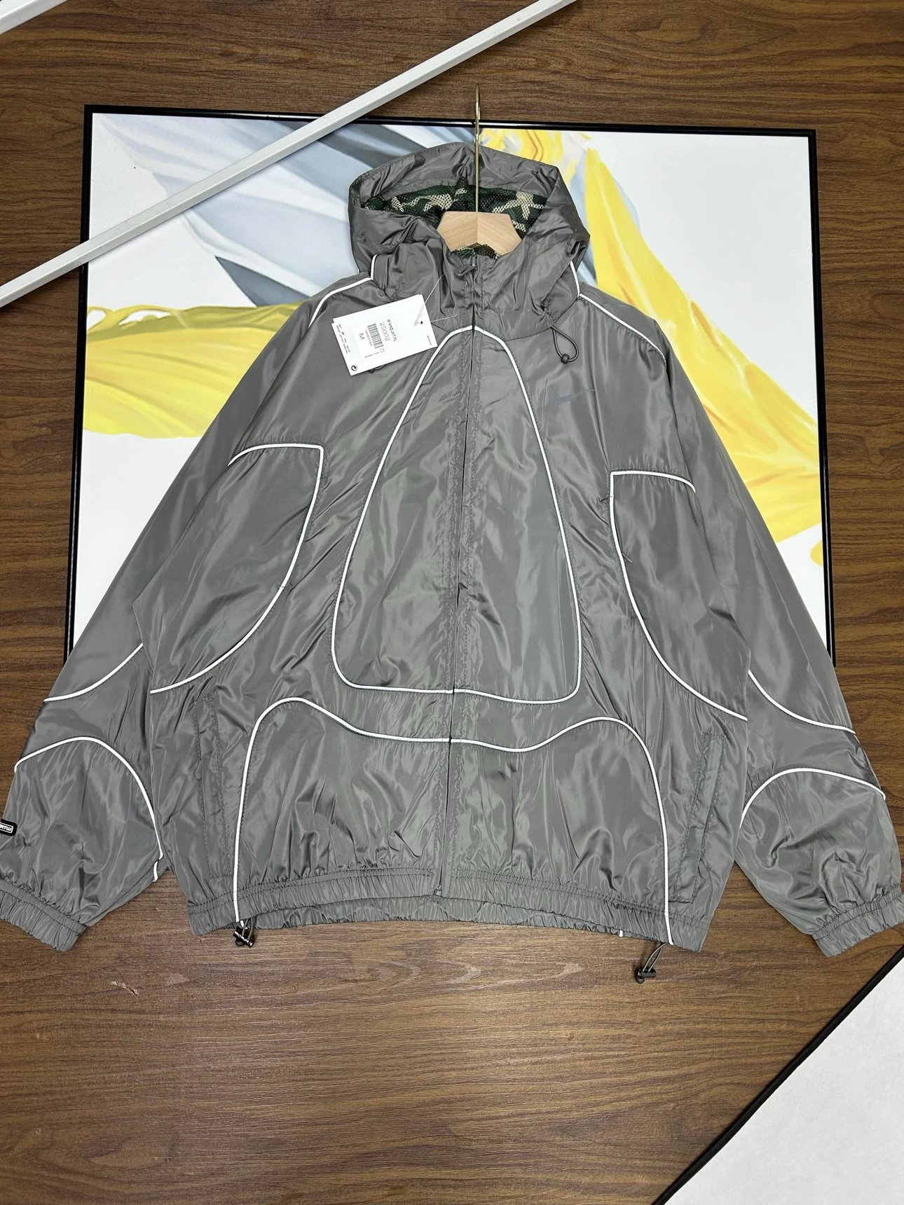 Multi-Color Nike Reflective Hooded Windbreaker Combination Link