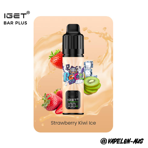 IGET BAR PLUS S3 10000 Puffs - Strawberry Kiwi Ice