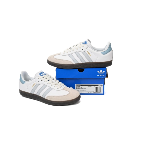 adidas Samba OG White Halo Blue ID2055
