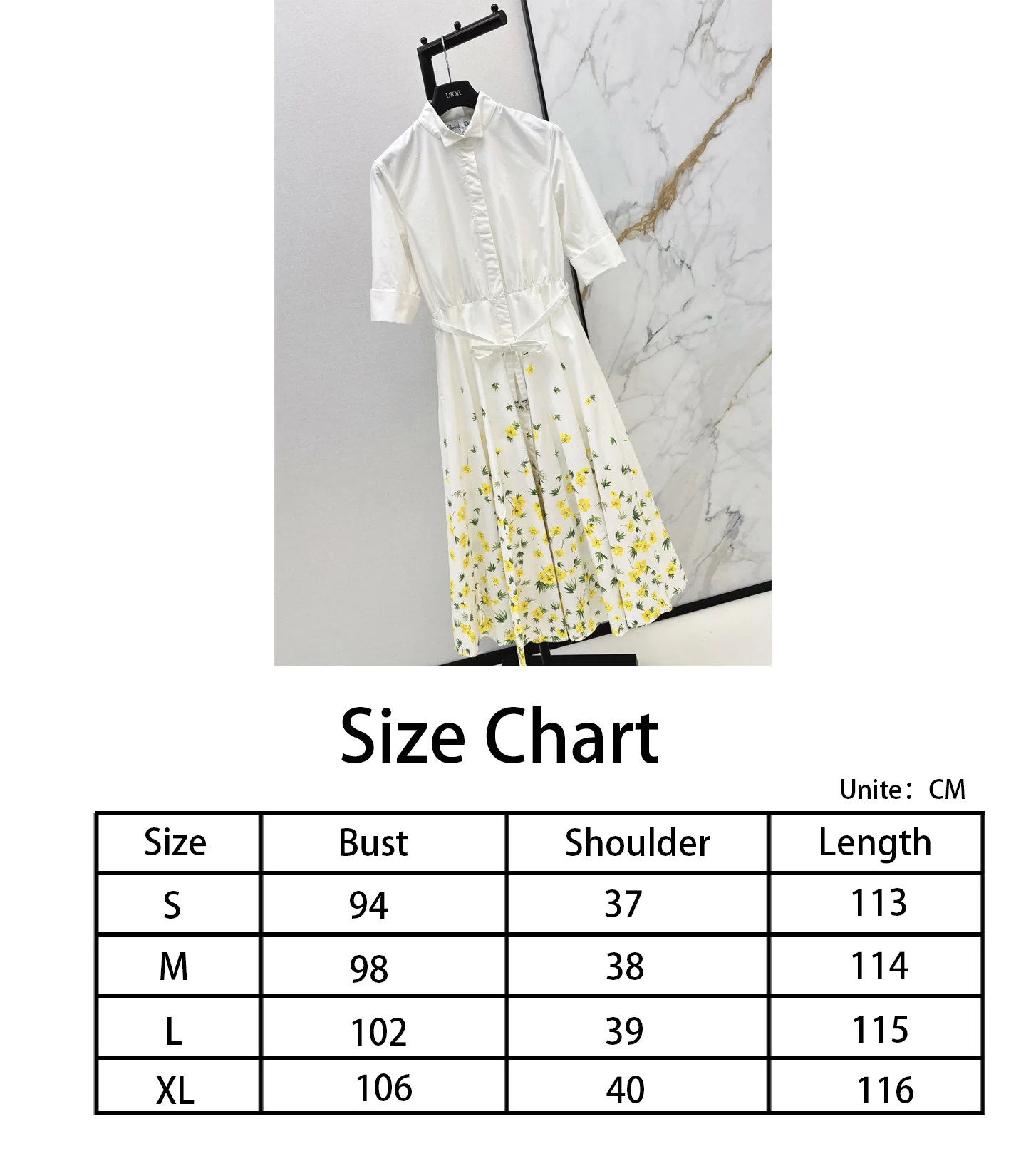 CD NEW print dress