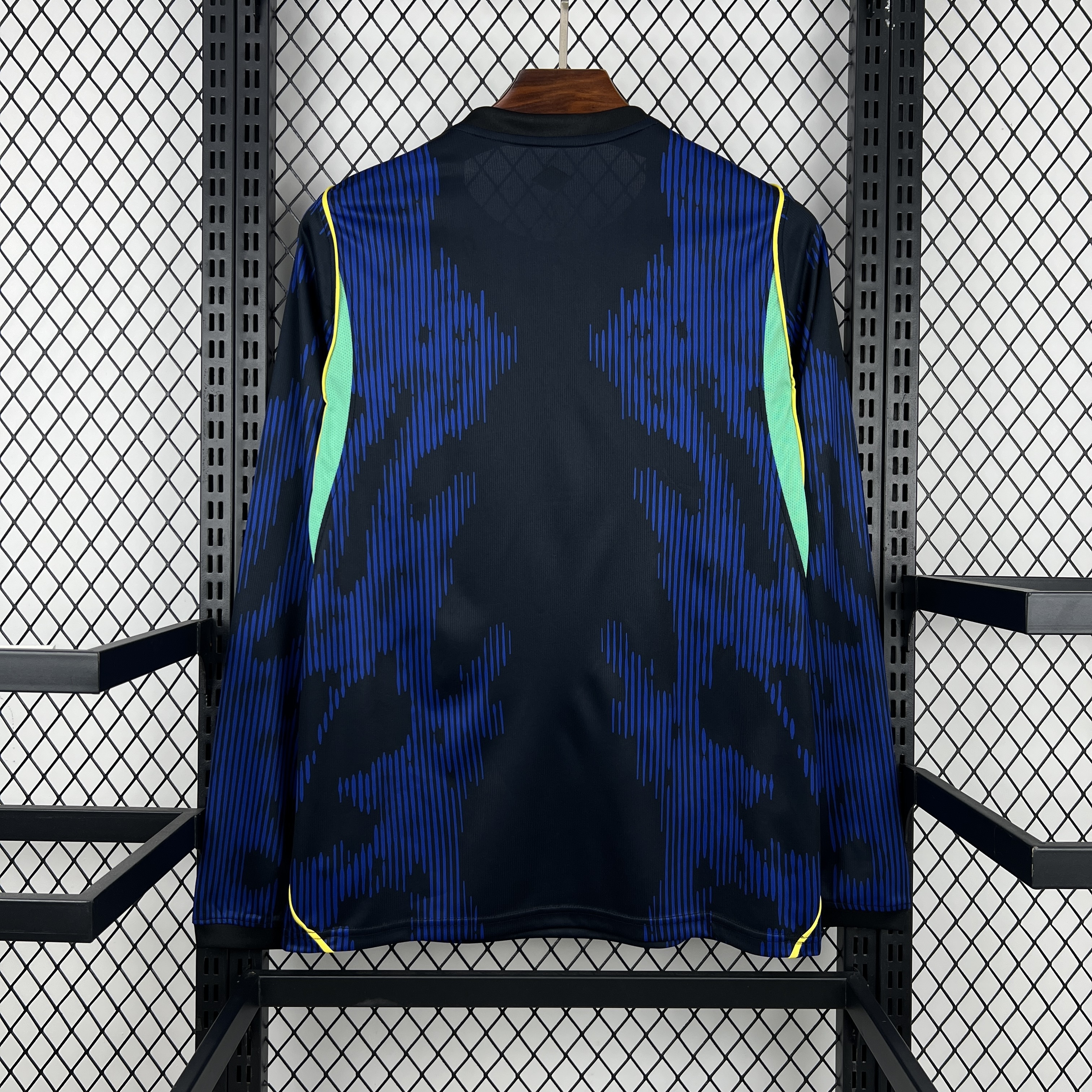 Mens Brazil 2026 World Cup Away Long Sleeve Jersey