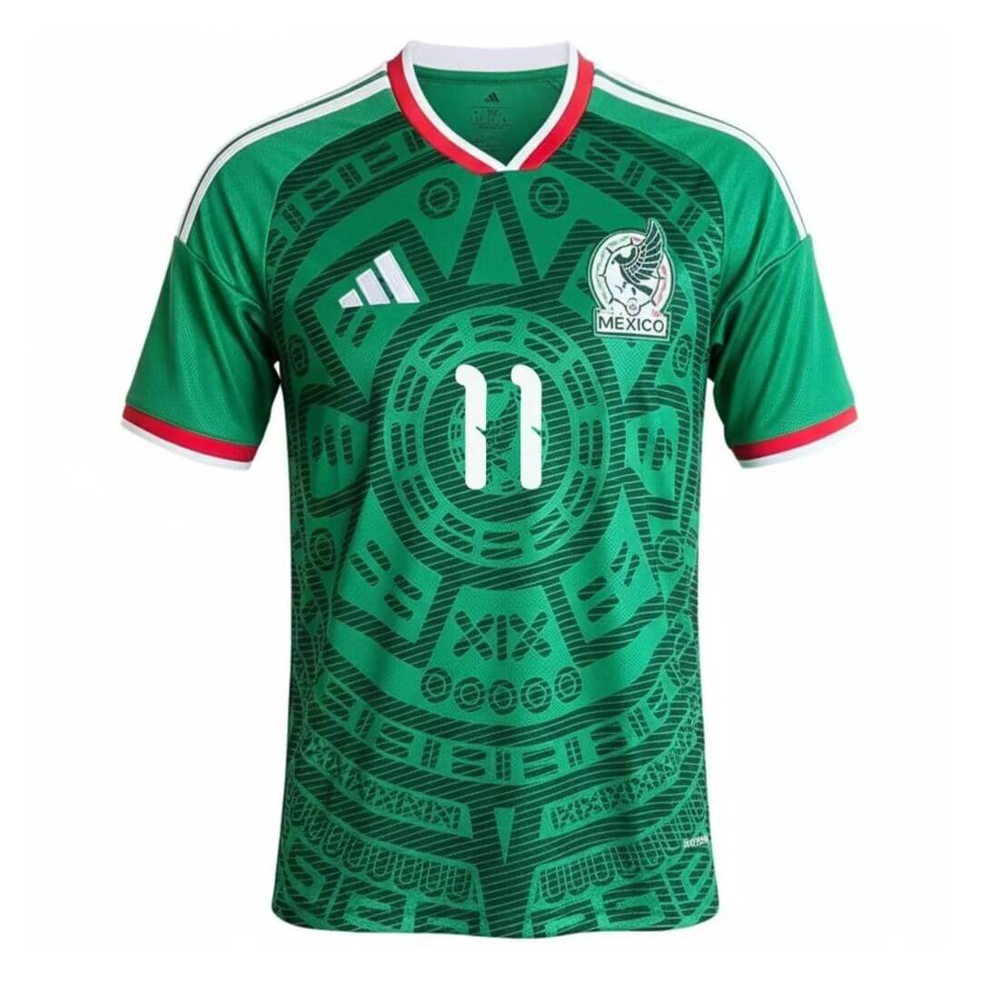 S.GIMÉNEZ #11 Mexico Home Soccer Jersey 2026 World Cup