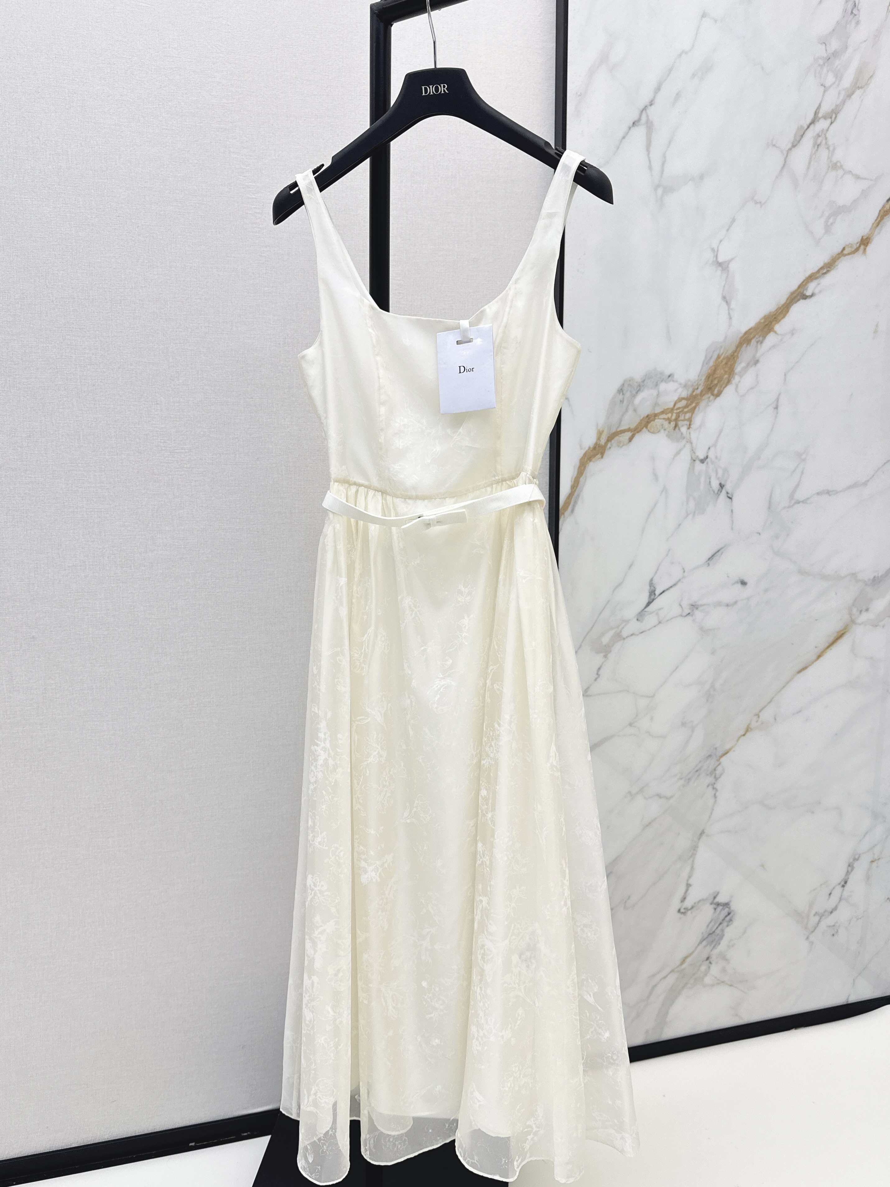 CD New jacquard slip silk dress