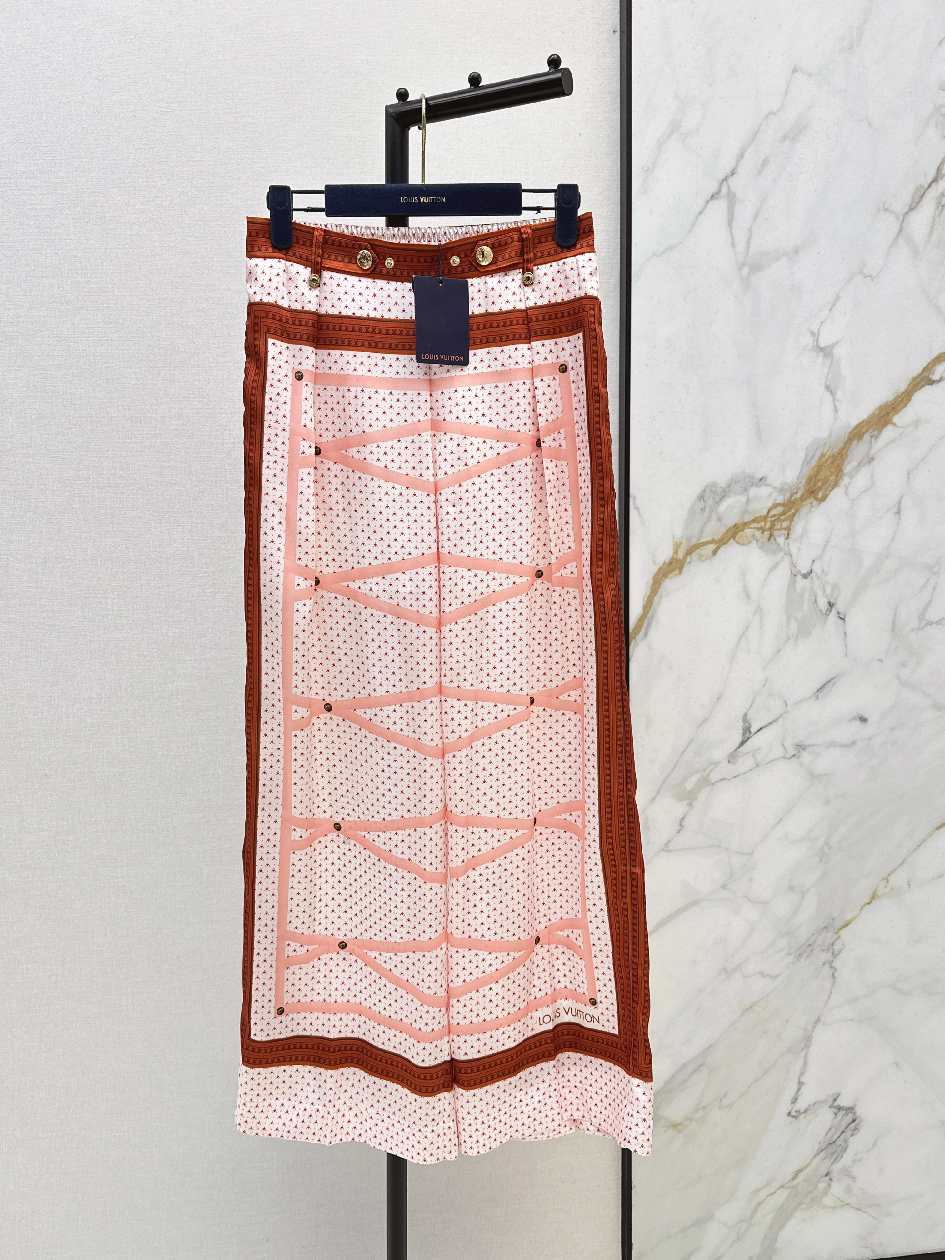 Louis NEW print wide-leg pants