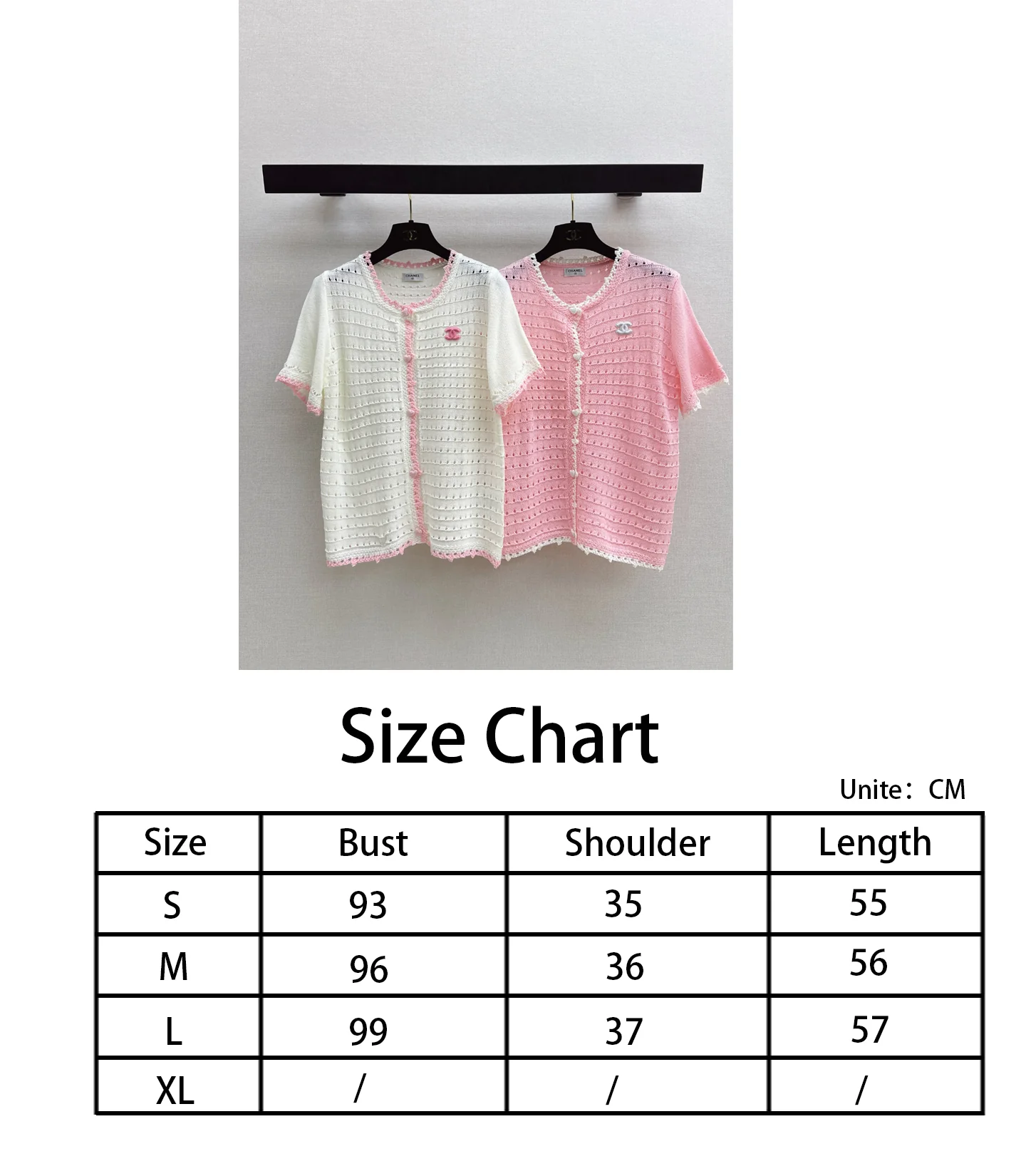Chan NEW short sleeve knitwear