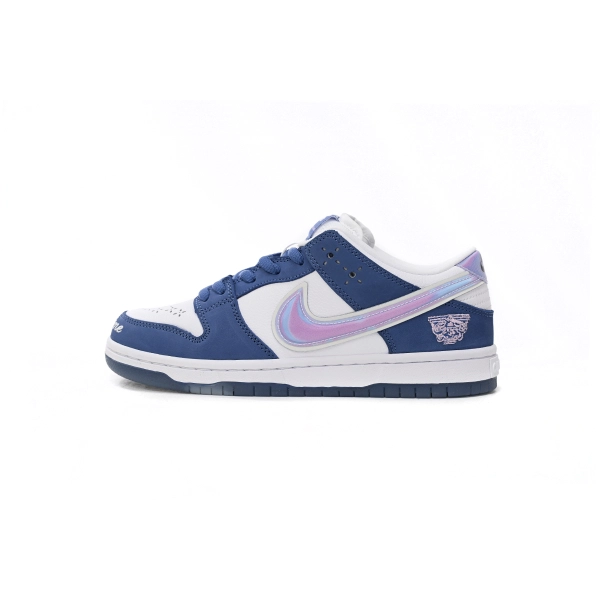 Born x Raised x Nike SB Dunk Low Blue White FN7819-400